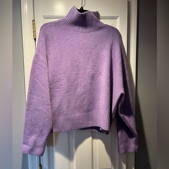 Zara Sweaters - Women’s ZARA Purple Turtleneck Sweater sz M
